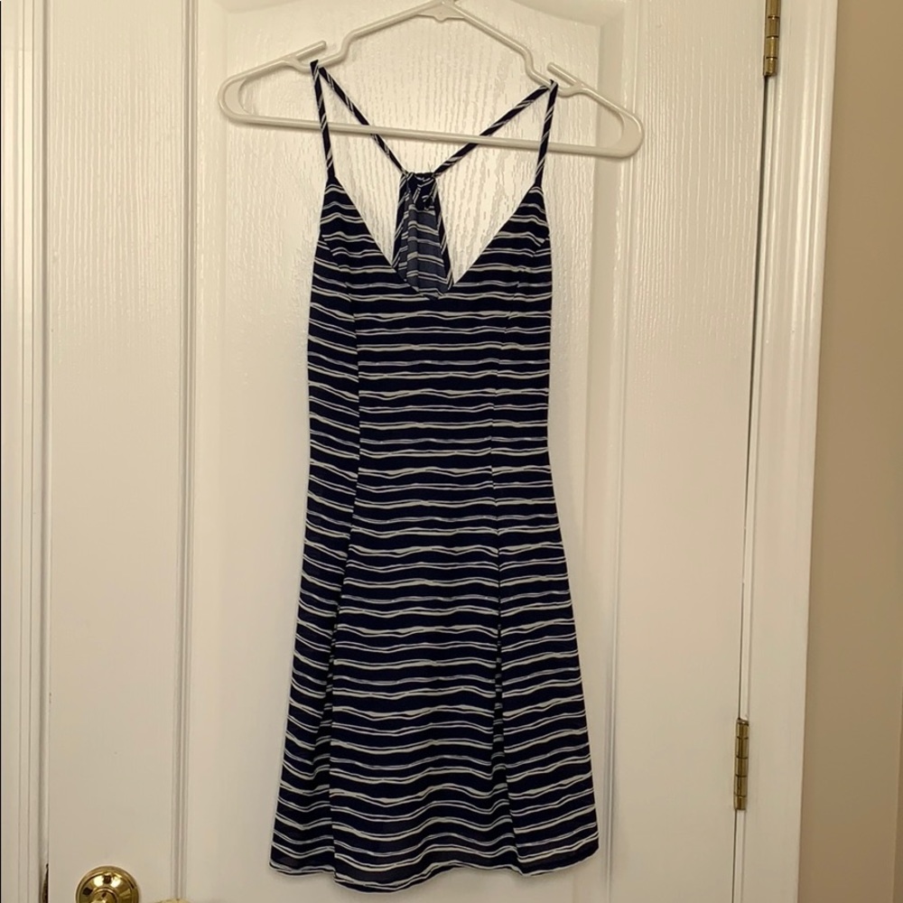 Navy Striped Sundress